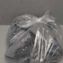 SearchI Water Repellent Dining Chair Seat Covers Set of 4, Washable Stretch Seat Covers for Dining Chairs, Rear-Covered Dining Room Seat Cover Protector(Check Light Grey)