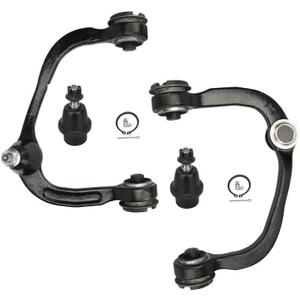 4 Pcs Front Suspension Kit 2 Upper Control Arm with Lower Ball Joints for Ford F150 2004 2005 2006 2007 2008, 2006-08 for Lincoln Mark LT Upper Control Arm kit K80308 K80149 K80306
