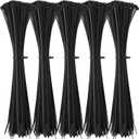 Shappy 500 Pack Long Zip Ties Heavy Duty, Ultra Exclusive Strong Cable Ties Large Industrial Electrical for Indoor Outdoor Plastic Wraps(Black,18 Inch)