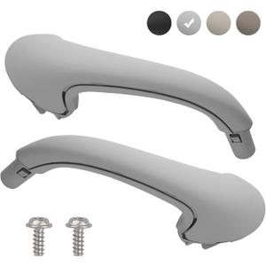 APPERFiT Interior Door Pull Handle (Gray) for Front Door Panel Driver & Passenger Side Compatible with Mercedes-Benz C-Class W203 C230 C240 C280 C320 C350 C32 AMG C55 AMG