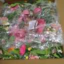 Waipfaru Spring Wreaths for Front Door, 26" Large Spring Summer Easter Wreaths for Front Door with Rose Peony Tulip Magnolia, All Seasons for Indoor Outdoor Farmhouse Home Porch Wall Window Decor