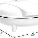 Courant Mini Donut Maker Machine for Holiday, Kid-Friendly, Breakfast or Snack, Desserts & More with Non-stick Surface, Makes 7 Doughnuts, White