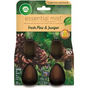 Air Wick Essential Mist  Twin Refill Fresh Pine & Juniper, 2 Refills