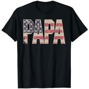 Funny Papa Art for Grandpa from Grandkids Father's Day Papa T-Shirt Size XL