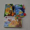 hahaland Baby Toys 0-6 Months - Crinkle Books for Babies 2-Pack, Soft Cloth Sensory Touch Feel Baby Book 6-12 Months, Infant Tummy Time Toys 3 Month Newborn Baby Boys Gifts Christmas Stocking Stuffers