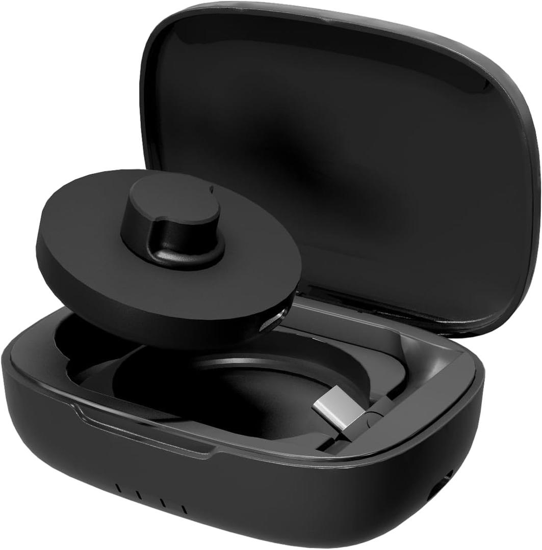 Doohoeek Wireless Charging Case for Oura Ring 4 & 3 Charger (Firmware 2.4.4 or later), Power Station Fits Official Oura Chargers & Fit All-Sized Rings Gen 4 & 3 1000mAh (Official Charger NOT Included)
