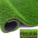 1.38" Artificial Turf Grass,4FT x 6FT Fake Grass Rug Indoor Outdoor,Realistic High-Density Sturdy Artificial Turf Carpet for Dogs Pets Garden Lawn Landscape