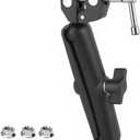 Trolling Motor Mount Stabilizer Support for Minn kota Terrova/Riptide Terrova/Ulterra/PowerDrive, Tough-Claw Boat Trolling Motor Shaft Reduces Bounce, 360 Adjustable, Fits to 0.6" to 2" Diameter Bar