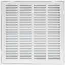 18"W x 18"H [Duct Opening Size] Steel Return Air Filter Grille - Removable Face/Door for 1 inch Filters -HVAC Vent Cover Grill - White [Outer Dimensions: 20 5/8"W X 20 5/8"H]