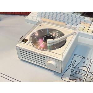 CD Player, Portable Bluetooth CD Player, for Home & Outdoor Builtin HiFi Speakers and 4000mAh, Rechargeable Battery Display Boombox USB TypeC