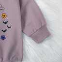 Halloween Baby Clothes Boy Girl Pumpkin Ghost Sweatshirt Bubble Romper Bodysuit Shirt Infant Fall Outfit (0-3 Months)