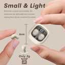 Smallest Invisible Mini Earbuds Wireless Bluetooth, Low Profile Micro Tiny Discreet Hidden Earbuds for Work, Small Headphones, Invisible Sleep Wireless Earphone IPX5 Waterproof for Small Ear Canals (Skin)