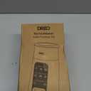 DREO Milk Frother, 8-in-1 Electric Frother for Latte Art Coffee, 9oz/270ml Warm and Cold Foam Automatic Frothers for Dairy and Non-Dairy Milk, LED, Easy to Clean, BaristaMaker Air (Small, Black)