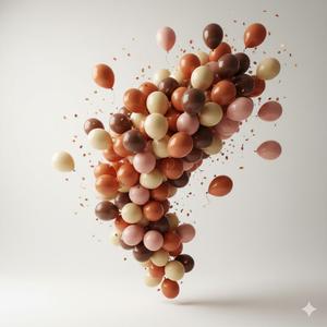 Burgundy Red and Pink Balloons, 60 Pack 12in Rose Gold Red Light Pink White Latex Balloon Metallic Rosegold Confetti Helium Party Balloons for Women Girls Birthday Wedding Anniversary Decorations