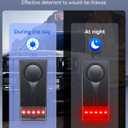 108dB Car Alarm System, Car Anti-Theft Vibration Sensor Alarm & Red Light, Wireless Remote Anti Theft Vehicle Device with Magnetic Install Design for RV, SUV, Truck