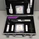 V Light Hair Extension Kit, Professional UV Light Bonding Tool Set with 30g Glue & Remover, No Heat Hair Extensions Kit for Salon & DIY Use (Black)