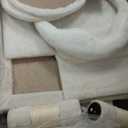 DUMOS 54-inch Indoor Cat Tree Tower Multi-Level Pet House for Large Cats with 2 Condos, Scratching Posts, Round Platform, Small Ladder, and Toys, Beige