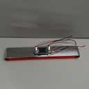 Partsam 1 Pc 12" Red/Amber LED Combo Double Face Truck Semi Trailer Light Bars 20LED Waterproof with Double Studs Sealed Truck Trailer Led Pedestal Turn Signal Stop Tail Marker Clearance Lights 12V