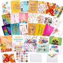 Joyberg 32 PCS Happy Birthday Cards Bulk with Envelopes, 4x6 Assorted Birthday Cards