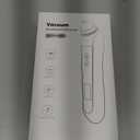 Blackhead Remover Vacuum, Black Head Remover for Face with Camera, Pore Vacuum for Men and Women, USB Interface Type Blackhead Remover Tools, 6 Suction Heads & 3 Adjustment Modes (Grey)