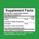 2 x Body Deodorizing Supplement, Natural Chlorophyll 90 Capsules for Women & Men, Full Deodorant Supplement, Body Internal Deodorant Pills with Mint & Parsley, BBD 03/2027