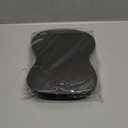 Ergonomic Mouse Pad with Wrist Rest, Black Mousepad with Wrist Support for Desk, Non-Slip Hard Base Mouse Pads, Portable for Office/Home/Travel Work (11.8L x 8W inches)