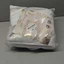 MYSKY HOME White Blackout Curtains 96 inches Long Pinch Pleated Curtains for Living Room Bedroom 100% Room Darkening Black Out Window Drapes with Hooks Back Tab, 40" Wide