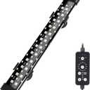 hygger Submersible LED Aquarium Light, 11W 12 in 24/7 Mode Fish Tank Light with 5 Rows Beads, with Timer 9 Colors and Adjustable Brightness, IP68 Waterproof Full Spectrum Light for 13-23 inch Tank