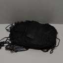 Saintrygo 20 Pcs Reflective Mesh Drawstring Bag 16.54 x 13.78 Inch Quick Drying Swimming Sport Beach Bag for Woman Man(Black)