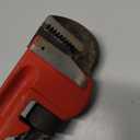 Edward Tools Pipe Wrench - Heavy Duty Heat Treated Steel Plumbing Wrench Tool - Forged Hook Jaw for Superior Grip - Quick Adjustment Nut (12")