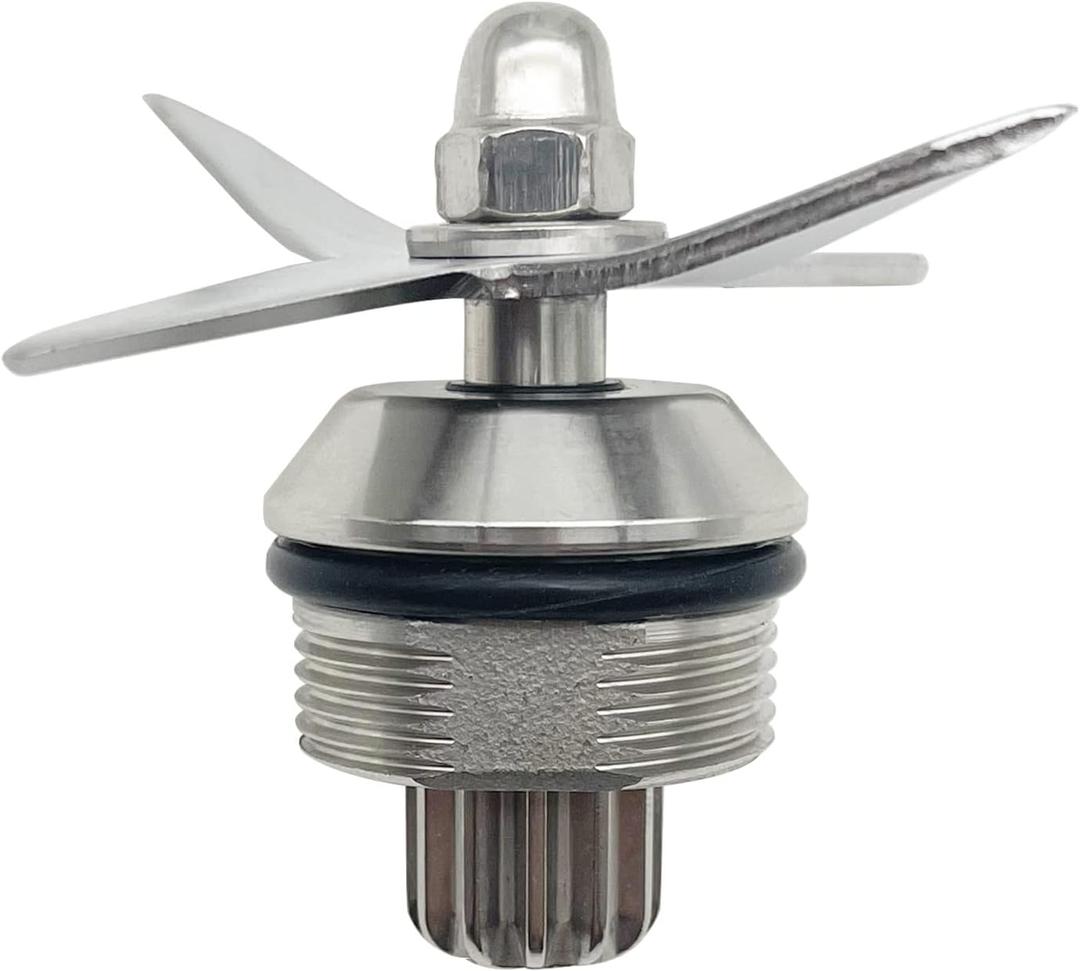 Wet Blade Assembly 104675 STM102R 1152 for Vitamix Blender 500 4500 5000 5200 5500 6300 E310, Base Blade Replacement for Vita-Mix VM0102 VM0103 VM0104 VM0197, Fits 64oz, 48oz, 32oz Standard Containers