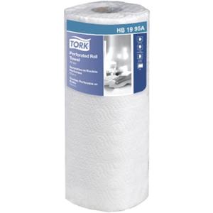 Tork HB1995A Perforated Jumbo 2-Ply Roll Towel, White