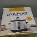 Crock-Pot 4.5 Quarts Manual Design Series Slow Cooker with 3 Manual Heat Settings Cooks Meals for 4 Plus People with Removable Stoneware Bowl, Silver