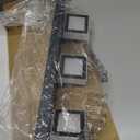Ralbay Black Bathroom Vanity Lights 3 Lights Acrylic Modern LED Black Vanity Lights for Bathroom (Natural White Light)