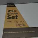 OEM Quality Windshield Wiper Blades, 18 and 18 DSV Standard Car Wiper Blades With Universal U/J Hook Only, Automotive Replacement Wiper Blades for my Car, Water Repellency Wiper Blade, Pack of 2