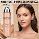 Air Brush Makeup Foundation,Flawless Airbrush Foundation for Older Women,Teenagers,Middle-aged and Mature Skin,Lightweight Moisturizing,Buildable Coverage for Smooth Radiant Skin (02 Beige)