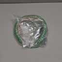 vokone St Patricks Day Headband Bejewelled Crystal Beaded Padded Headband Statement St Patricks Day Costume Headwear Hair Accessory