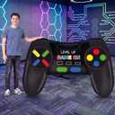 Capoda Giant Game Controller Standee, Gaming Party Photo Booth Decorations | 6 ft Video Game Cardboard Stand up Foam Board for Gamer Birthday, Arcade Party, Entrances and Photo Backdrop Props, 70.87 x 59.06 inch/ 180 x 150 cm