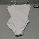 Bloch Dance Women's Nejor Microlux Camisole Leotard (Medium Regular, White)