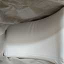 Leinuosen Dorm Twin Headboard with 2 Outlets White Leather Minimalist, 40" x 24"