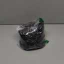 Satin Black Curtain,Size 42 x 46, 2 Pack