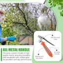Enhon 24" All Metal Replacement Sprayer Wand, Built in Shut Valve Stainless Steel Spray Wand, Retractable Stainless Steel Pump Action Pressure Sprayer with Adjustable Nozzle & Hose