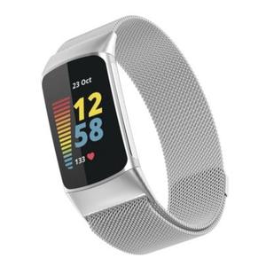 WITHit
Silver-Tone Stainless Steel Mesh Band Compatible with Fitbit Charge 5 and 6