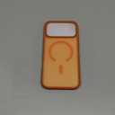 Miracase Magnetic for iPhone 17 Pro Max Case with Screen Protector [Compatible with MagSafe] Slim Thin Phone Case Military-Grade Protected for 17 ProMax Cover Bumper 6.9", Orange