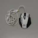 Redragon M908 Impact RGB MMO Gaming Mouse, Optical Wired Ergonomic Mouse with Max 24,000 DPI, High Precision, 18 Programmable Macro Shortcuts, Comfort Grip, Black & White