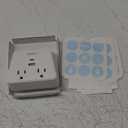 Flying Insect Trap, 2 in 1 Bug Trap for Gnats, Moths, House & Fruit Flies, Fly Trap Indoor with Multi Plug Outlet Extender with USB and 5 Fly Trap Glue Cards