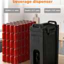 Insulated Beverage Dispenser 5 Gal, Commercial Hot/Cold Drink Dispenser