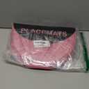 Noctiflorous Oval Braided Placemats Set of 8 Woven 12x18 Inch Non Slip Washable Heat Resistant Place Mats Tablemats for Dining Kitchen Party Daily Table Decor Dinner Mats (Hot Pink, 8)