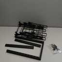 ORDORA Pots and Pans Organizer: under Cabinet, 20.8" Height Heavy Duty 120LBS Pots Pans Organizer Rack for under Cabinet 8-Tier Adjustable for Big Stockpots, Dutch Oven, Cast-iron Pans, Heavy Cookware