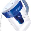 PUR Water Pitcher Filtration System, 7 Cup, Clear/Blue